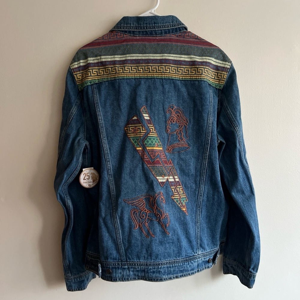 NWT Hercules 25th Anniversary Blue Denim Jacket Adult Size M